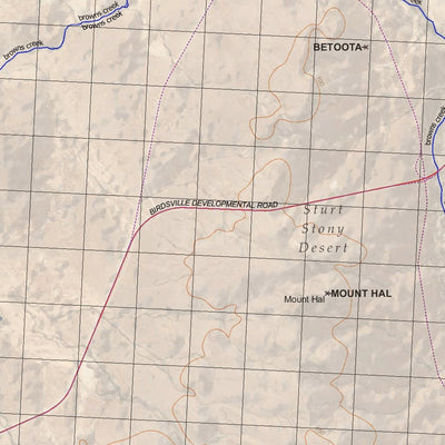 Getlost Map 7046 BETOOTA Recreation Map V12b 1:75,000 Preview 2