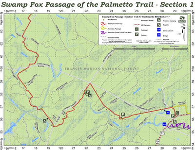 Swamp Fox Passage (Section 1) of the Palmetto Trail Preview 1