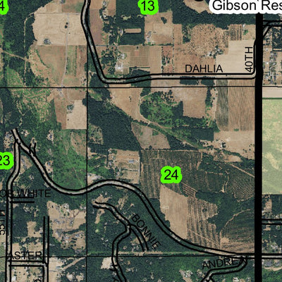 Spring Valley T7N R3W Township Map Preview 2