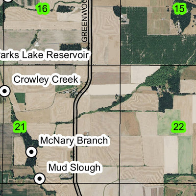 Eola T7S R4W Township Map Preview 2