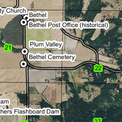 Bethel T6N R4W Township Map Preview 2