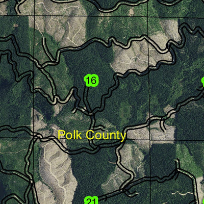 Boulder Creek T7N R8W Township Map Preview 3