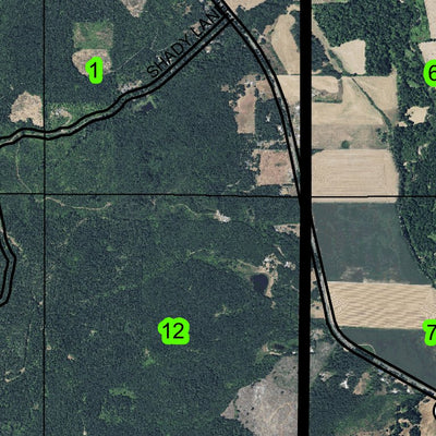 Airlie T9N R5W Township Map Preview 3