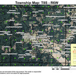 Falls City T8N R6W Township Map Preview 1