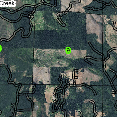 Falls City T8N R6W Township Map Preview 3