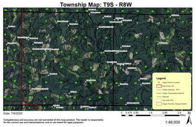 Green Mountain T9N R8W Township Map Preview 1