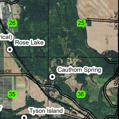 Independence T8N R4W Township Map Preview 3
