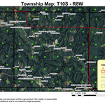 Millers Gap T10N R8W Township Map Preview 1