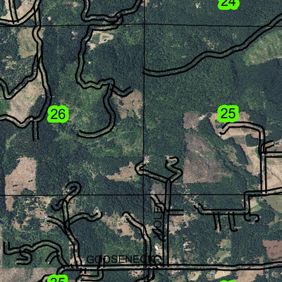 Willamina T6S R7W Township Map Preview 3