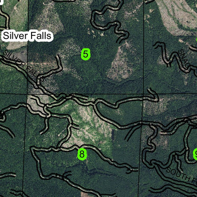 Rooster Rock T8S R8W Township Map Preview 3