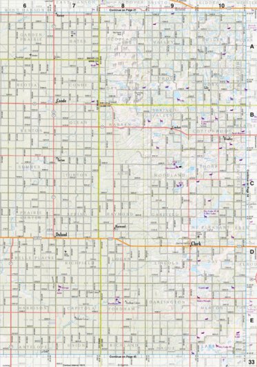 South Dakota Atlas & Gazetteer Page 33 Preview 1