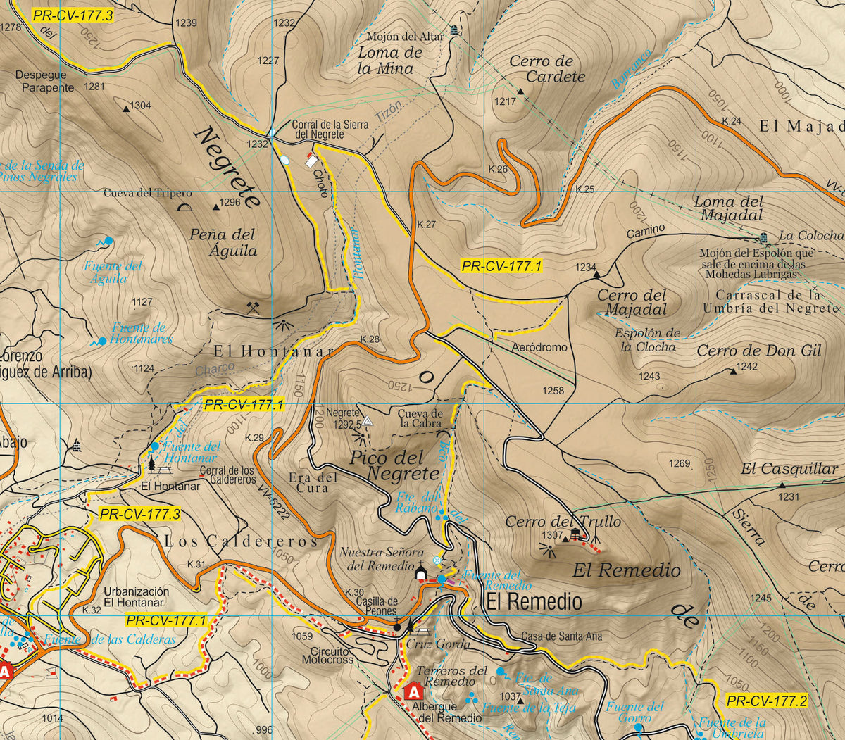 Alto Turia. Sur-Sud-South Map by el Tossal Cartografies | Avenza Maps
