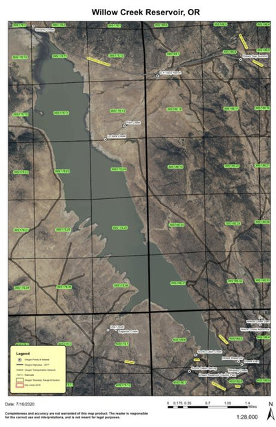 Willow Creek Reservoir, OR Preview 1