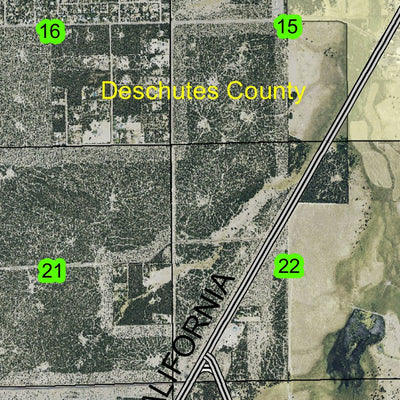 LaPine T22S R10E Township Map Preview 2