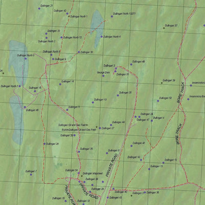 Getlost Map 7041 DULLINGARI Topographic Map V13 1:75,000 Preview 3