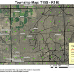 Cloverdale T15S R11E Township Map Preview 1