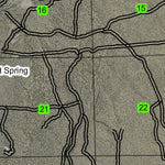 Cloverdale T15S R11E Township Map Preview 2
