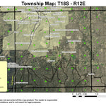 Bend South T18S R12E Township Map Preview 1