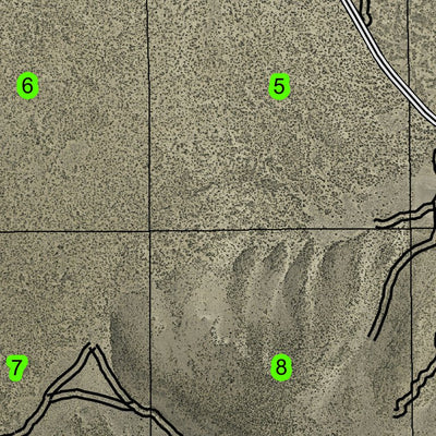 Horse Ridge T19S R14E Township Map Preview 3