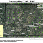 Three Rivers T20S R10E Township Map Preview 1