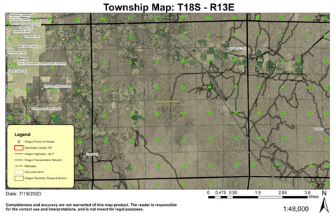 Juniper Air Park T18S R13E Township Map Preview 1