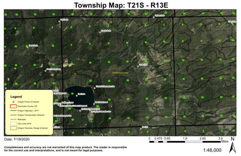 East Lake T21S R13E Township Map Preview 1