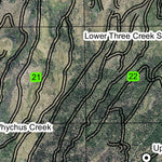 Chush Falls T16S R9E Township Map Preview 2