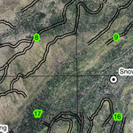 Chush Falls T16S R9E Township Map Preview 3