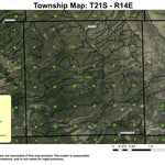 Camp Two T21S R14E Township Map Preview 1