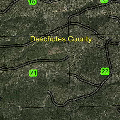 Camp Two T21S R14E Township Map Preview 2