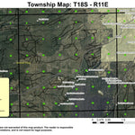 Lava Island T18S R11E Township Map Preview 1