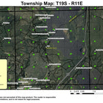 Lava River Caves T19S R11E Township Map Preview 1