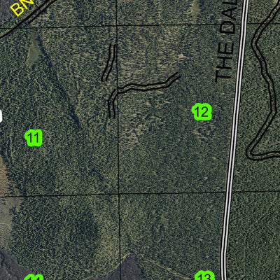 Lava River Caves T19S R11E Township Map Preview 3