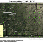 Company Butte T20S R13E Township Map Preview 1