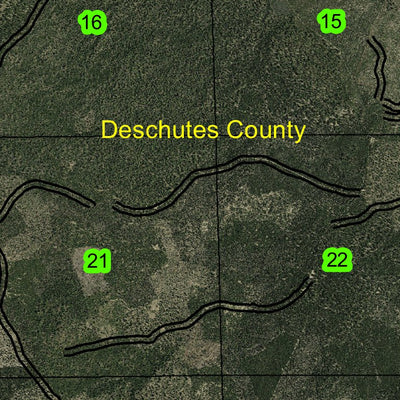Company Butte T20S R13E Township Map Preview 2