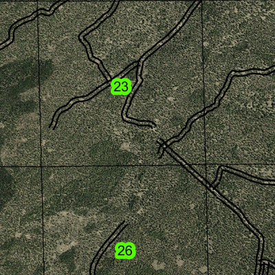 Company Butte T20S R13E Township Map Preview 3