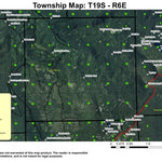 Cougar Flat T19S R6E Township Map Preview 1