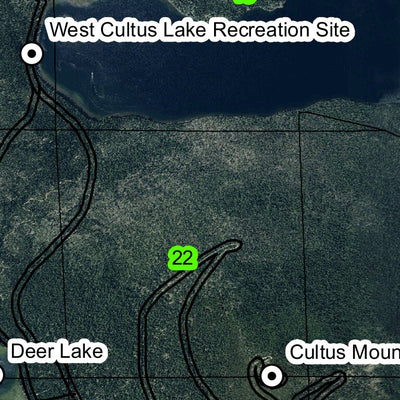 Cultus Lake T20S R7E Township Map Preview 2