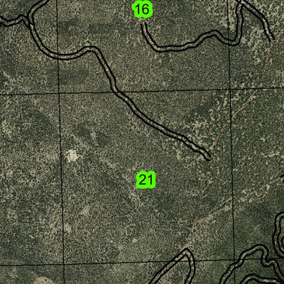 Quartz Mountain T22S R15E Township Map Preview 2