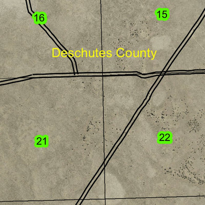 Whiskey Rock T22S R17E Township Map Preview 2