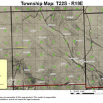 Ram Lake T22S R19E Township Map Preview 1