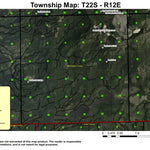 Paulina Peak T22S R12E Township Map Preview 1