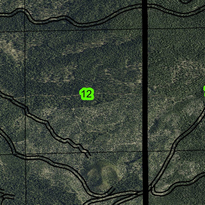 Paulina Peak T22S R12E Township Map Preview 3