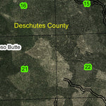 Topso Butte T22S R13E Township Map Preview 2