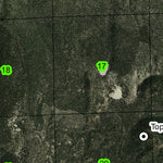 Topso Butte T22S R13E Township Map Preview 3