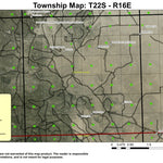 Watkins Butte T22S R16E Township Map Preview 1