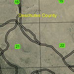 Watkins Butte T22S R16E Township Map Preview 2