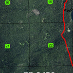 Waldo Lake T22S R6E Township Map Preview 2