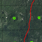 Waldo Lake T22S R6E Township Map Preview 3