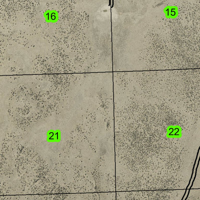 Dog Butte T22S R18E Township Map Preview 2